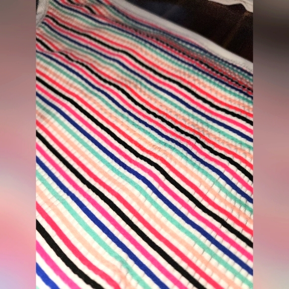 🌈 Hula Honey Rainbow Stripe Bikini Set 🌈 - Picture 4 of 11